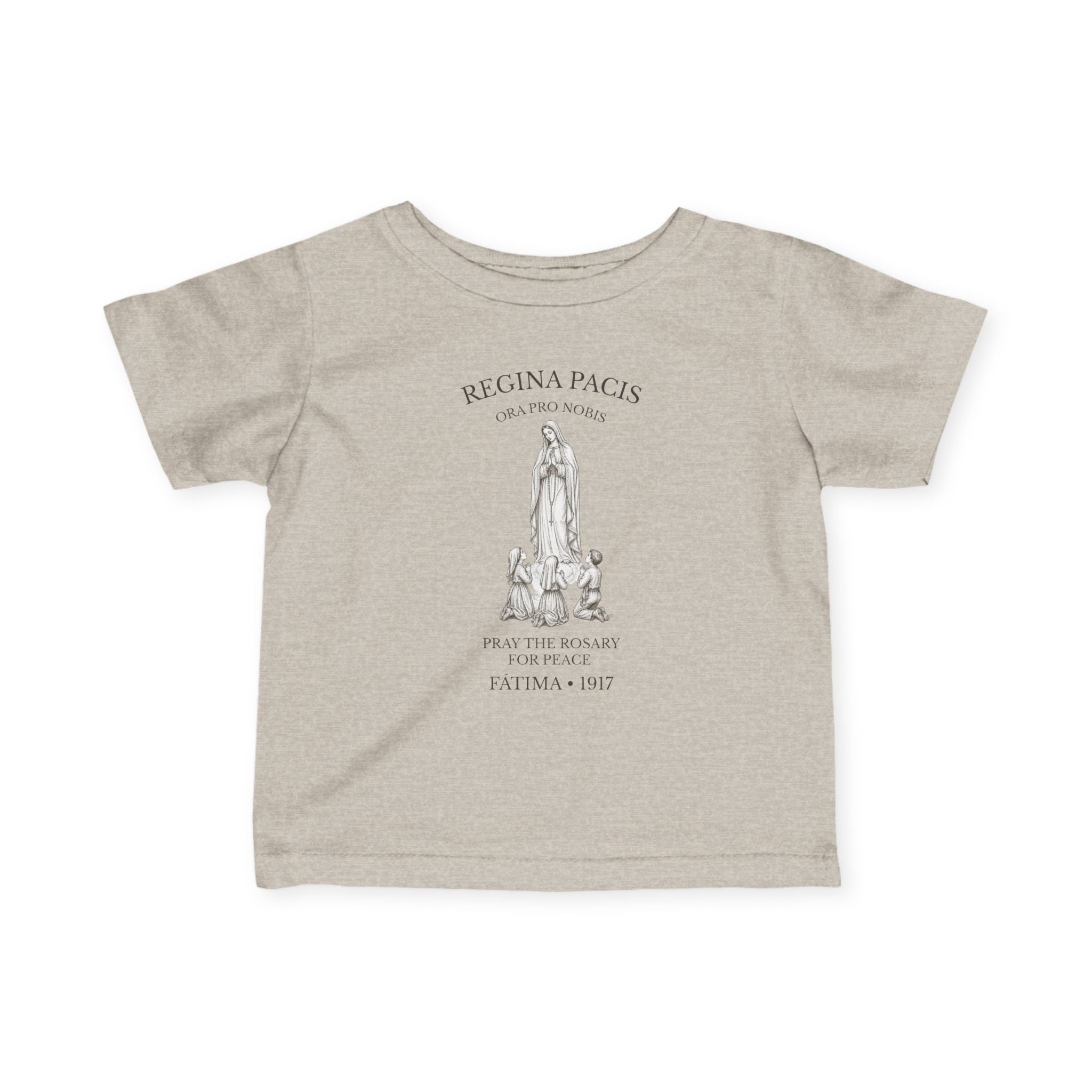 Our Lady of Fátima — Pray the Rosary Toddler Tee