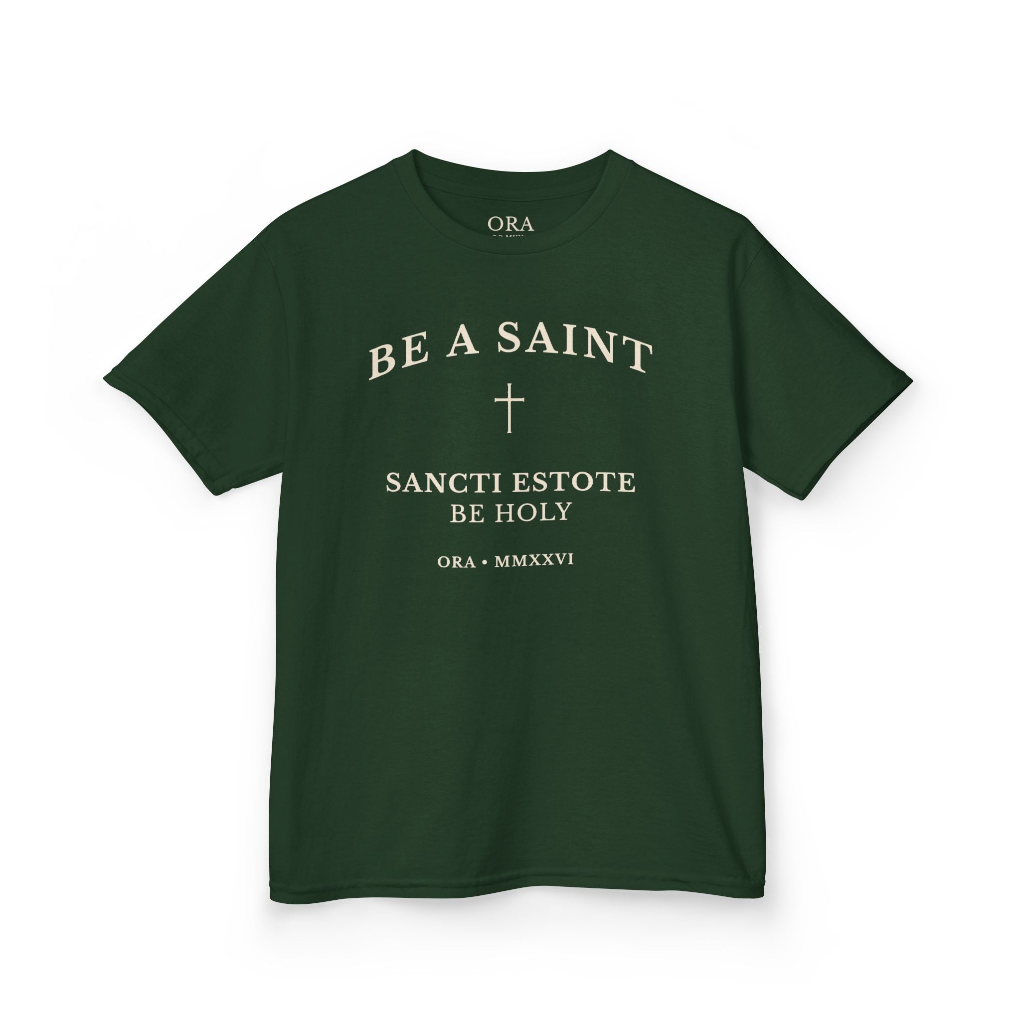 BE A SAINT — Sancti Estote Youth Tee