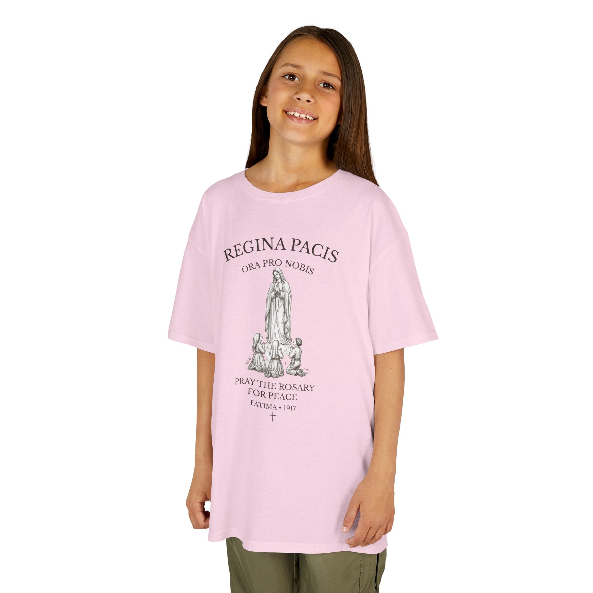 Our Lady of Fátima — Pray the Rosary for Peace Youth Tee