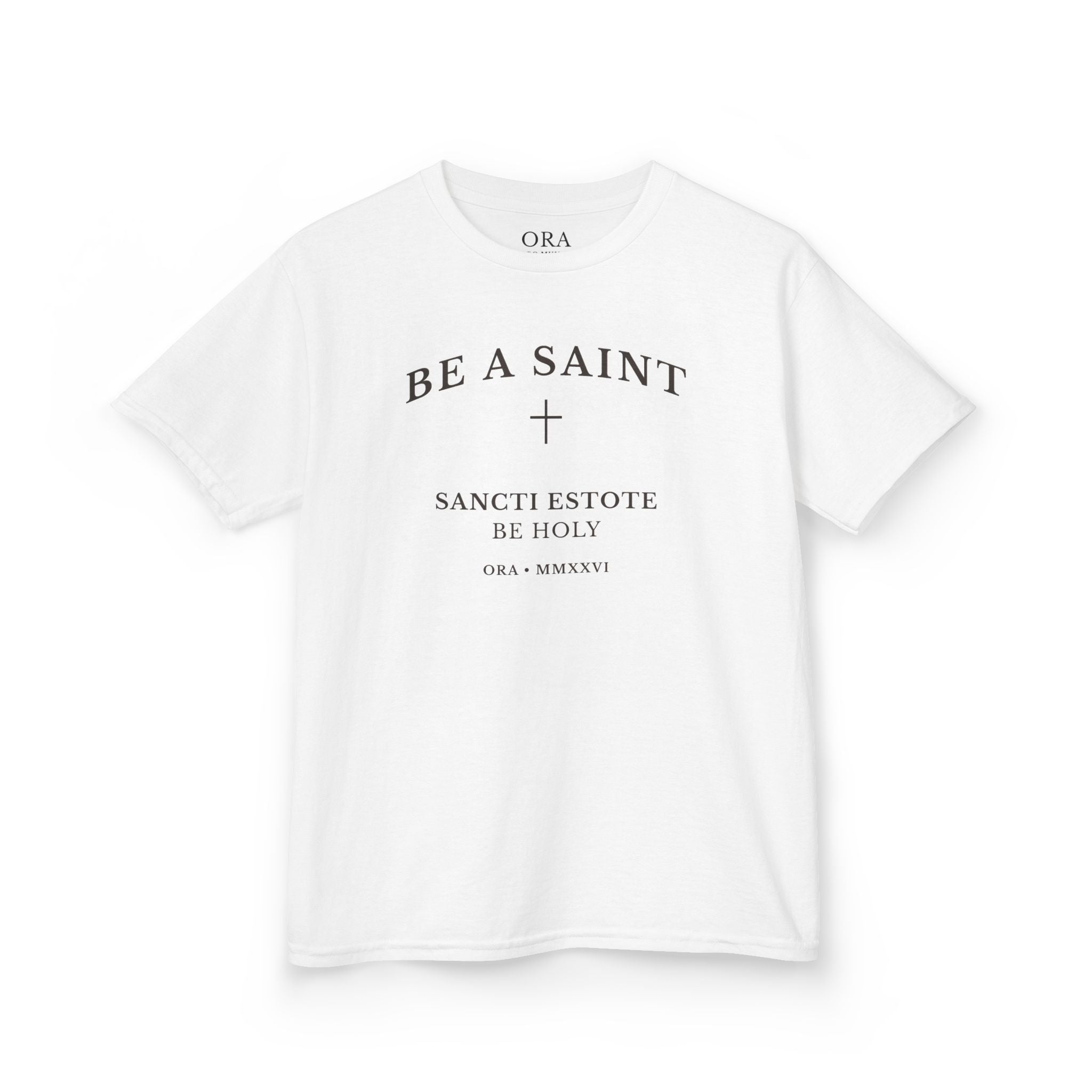 BE A SAINT — Sancti Estote Youth Tee