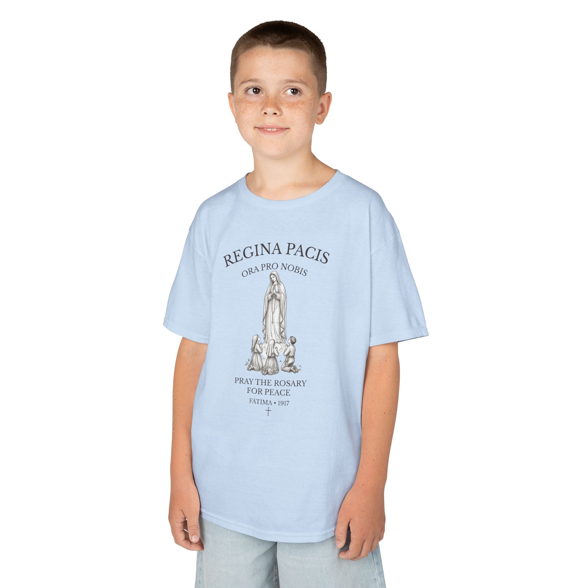 Our Lady of Fátima — Pray the Rosary for Peace Youth Tee