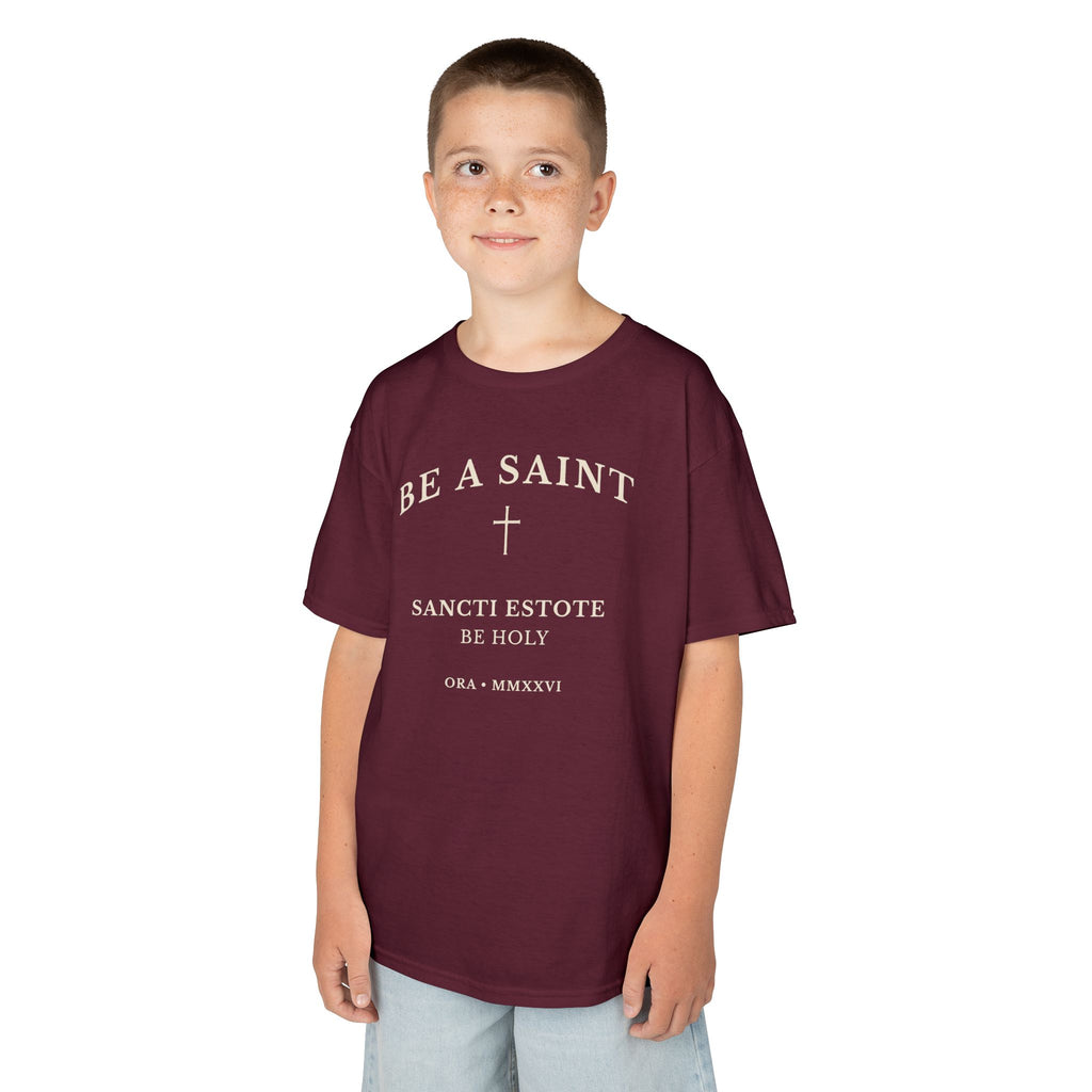 BE A SAINT — Sancti Estote Youth Tee