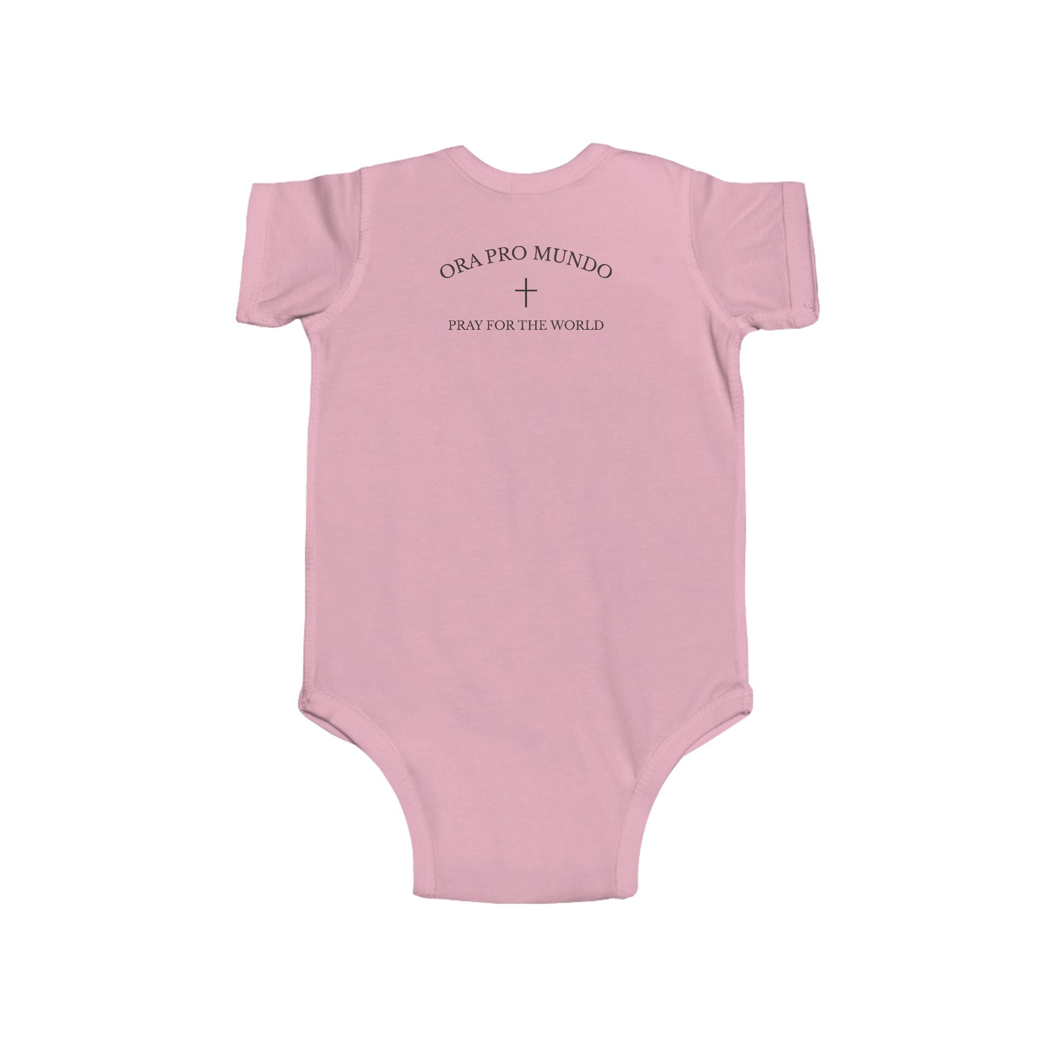 Our Lady of Fátima — Pray the Rosary Baby Bodysuit